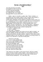 Konspekts 'Dante "Dievišķā komēdija"', 1.