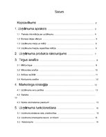 Biznesa plāns 'Biznesa plāna izstrāde uzņēmumam', 2.