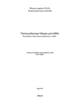 Referāts 'Tūrisma plānošana Mārupes pašvaldībā', 1.