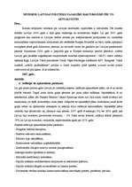 Konspekts 'Politiskā situācija Latvijā ', 1.