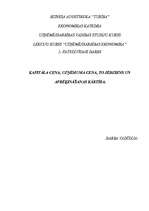 Konspekts 'Kapitāla cena, uzņēmuma cena, to jēdziens un aprēķināšanas kārtība', 1.