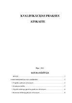 Prakses atskaite 'Kvalifikācijas prakses atskaite', 2.