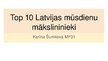 Prezentācija 'Top 10 Latvijas mūsdienu mākslinieki', 1.