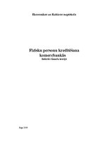 Referāts 'Fizisko personu kreditēšana komercbankās', 1.