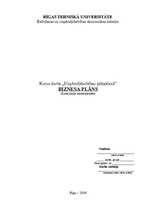 Biznesa plāns 'Biznesa plāns SIA "Bikses"', 1.
