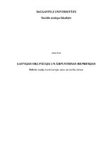 Referāts 'Latvijas okupācija un ārpustiesas represijas', 1.