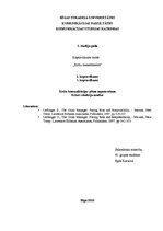Konspekts 'Krīžu komunikācijas plāna sagatavošana. Krīzes situāciju analīze', 1.