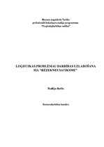 Referāts 'Loģistikas problēmas. Rēzeknes satiksme', 1.