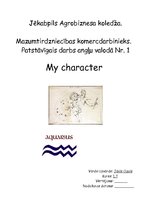 Eseja 'My Character', 1.