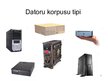 Prezentācija 'Datora korpusu tipi', 1.