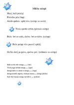 Konspekts 'Integrētas nodarbības nedēļai "Kā es sajūtu ziemu"', 18.