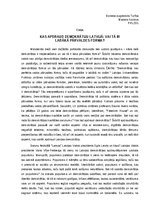 Eseja 'Kas apdraud demokrātiju Latvijā: Vai tā ir labākā pārvaldes forma?', 1.