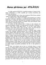 Eseja 'Afilācija', 1.