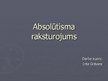 Prezentācija 'Absolūtisms', 1.