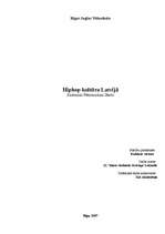 Referāts 'Hip-hopa kultūras attīstība Latvijā un pasaulē', 1.