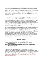 Konspekts 'IELTS Advantages and disadvantages essays - summary', 3.