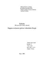 Referāts 'Raganu un ķeceru prāvas viduslaiku Eiropā', 1.