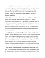 Eseja 'Latvijas Bankas monetārās politikas izvērtējums', 1.