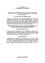 Konspekts 'Pētījums par Olimpisko spēļu attīstību', 1.