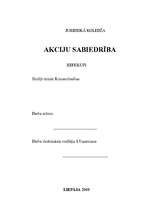 Referāts 'Akciju sabiedrība', 1.