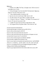 Referāts 'Brexit: the Impact on the UK and the EU', 18.