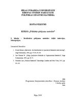 Konspekts 'Kvalitatīvo pētījumu metodes: dziļās intervijas, fokusgrupas', 1.