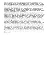 Eseja 'Essay (Opinionated) on the Ideal President', 1.