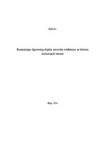 Referāts 'Kompānijas ilgtermiņa lojālu attiecību veidošanu ar klientu ietekmējoši faktori', 1.