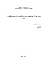 Referāts 'Latvijas un Igaunijas transporta sistēmas', 1.