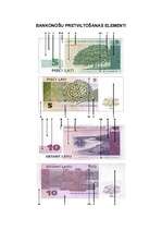 Konspekts 'Banknošu pretviltošanas elementi', 1.