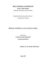 Konspekts 'Reklāmas efektivitāte un tās vērtēšanas metodes', 1.