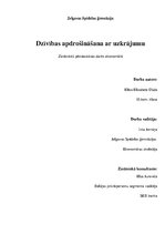 Referāts 'Dzīvības apdrošināšana ar uzkrājumu', 1.