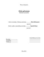 Referāts 'Zelta griezums', 1.