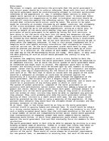 Eseja 'Democratic World Government ', 3.