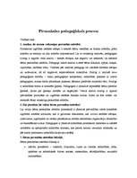 Konspekts 'Pirmsskolas pedagoģiskais process', 1.