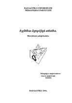 Referāts 'Izglītības ilgtspējīgā attīstība', 1.