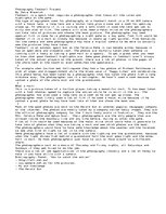 Eseja 'Footy Project', 1.