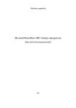 Konspekts 'Microsoft PowerPoint 2007 lietotāja rokasgrāmata', 1.