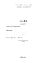 Referāts 'Nauda', 1.