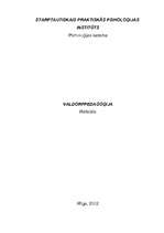 Referāts 'Valdorfpedagoģija', 1.