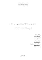 Referāts 'Šķīstošās kafijas ietekme uz cilvēka asinsspiedienu', 1.