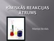 Prezentācija 'Ķīmiskās reakcijas ātrums', 1.