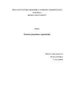 Referāts 'Lēmumu pieņemšana organizācijās', 1.