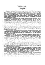 Eseja 'Alberta Bela romāna "Poligons" analīze', 1.