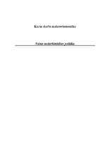 Referāts 'Valsts nodarbinātības politika', 1.