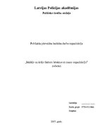 Konspekts 'Iekšējo un ārējo faktoru ietekme uz manu organizāciju', 1.