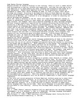 Eseja 'Home Spoken Foreign Language', 1.