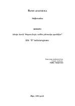 Referāts 'SIA "X" raksturojums', 1.