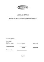 Diplomdarbs 'Brīvo līdzekļu uzkrāšanas iespējas bankās', 1.
