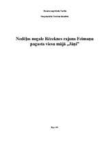 Referāts 'Nedēļas nogale Rēzeknes rajonā', 1.